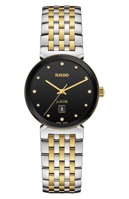 RADO Florence Diamond Bracelet Watch, 30mm in Black 