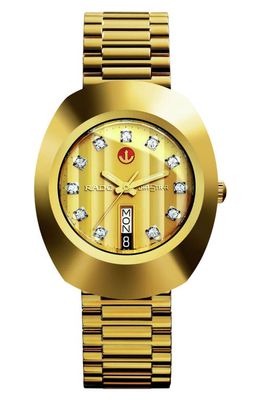 RADO The Original Automatic Bracelet Watch, 35mm in Gold 