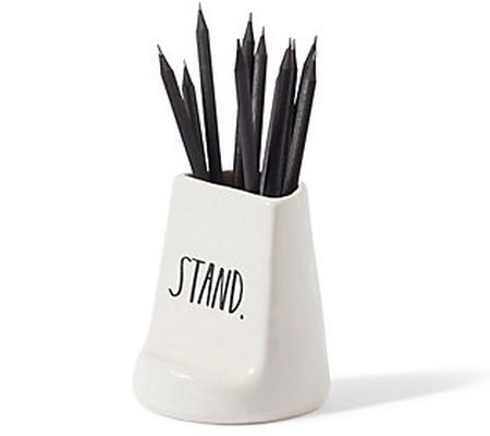 Rae Dunn Stem Print Utensil Holder & Phone Stan d