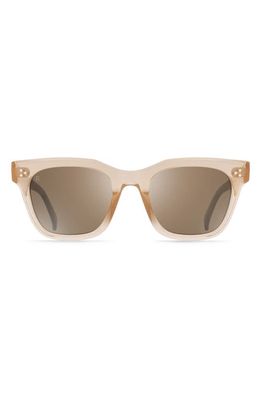 RAEN Huxton 51mm Square Sunglasses in Dawn /Mink Gradient Mirror