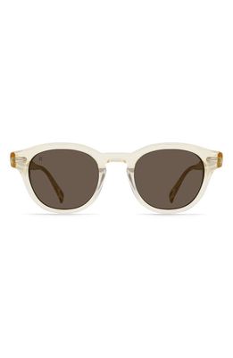 RAEN Kostin 48mm Polarized Round Sunglasses in Cava/Agave 