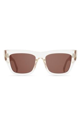 RAEN Marza 53mm Square Sunglasses in Ginger /Teak