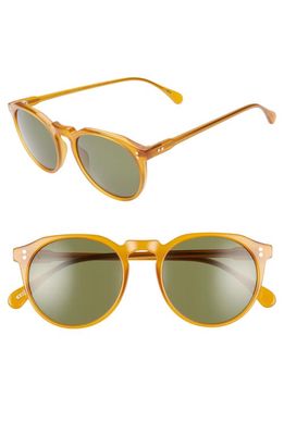 RAEN Remmy 52mm Sunglasses in Honey/Bottle Green
