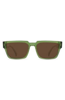 RAEN Rhames 56mm Polarized Sunglasses in Chartreuse/vibrnt Brown