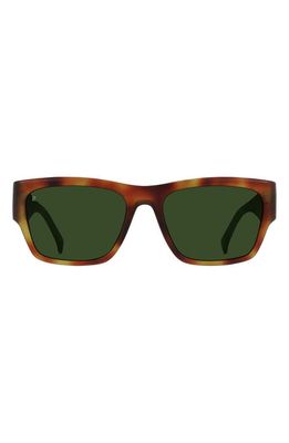RAEN Rufio 55mm Rectangular Sunglasses in Split Finish Moab Tortoise