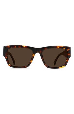 RAEN Rufio Polarized Rectangular Sunglasses in Scout Tort/Brown Polar