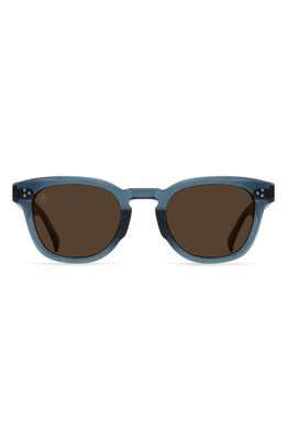 RAEN Squire 49mm Polarized Round Sunglasses in Absinthe/Vibrant Brown Polar