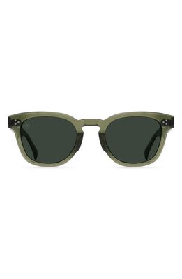 RAEN Squire Polarized Round Sunglasses in Cambria/Green Pol