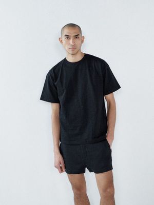 Raey - Organic Cotton Oversized T-shirt - Mens - Black