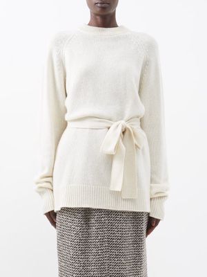 Raey - Raglan-sleeve Responsible-cashmere Sweater - Womens - Ivory