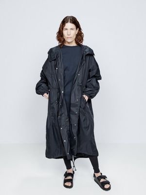 Raey - Recycled Polyester Water-resistant Hooded Parka - Womens - Navy