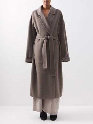 Raey - Responsible Cashmere-blend Blanket Coat - Womens - Beige