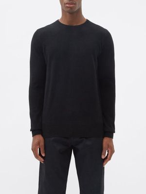 Raey - Responsible Cashmere-blend Crew-neck Sweater - Mens - Black