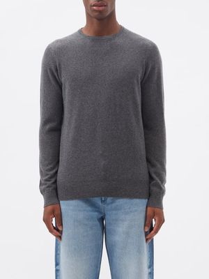Raey - Responsible Cashmere-blend Crew-neck Sweater - Mens - Charcoal