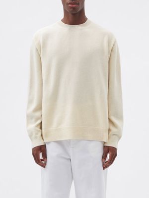 Raey - Responsible Cashmere Blend Crew-neck Sweater - Mens - Ivory