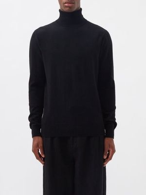 Raey - Responsible Cashmere-blend Roll-neck Sweater - Mens - Black