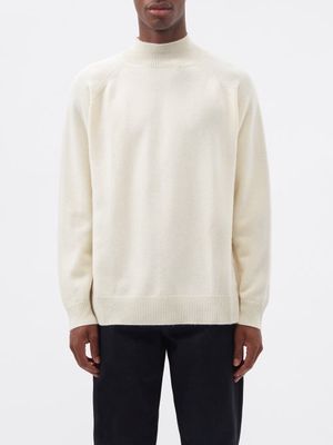 Raey - Responsible Cashmere-blend Turtle-neck Sweater - Mens - Ivory