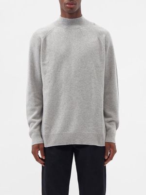 Raey - Responsible Cashmere-blend Turtle-neck Sweater - Mens - Light Grey