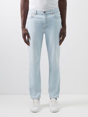 Raey - Single Organic-cotton Slim-leg Jeans - Mens - Light Blue
