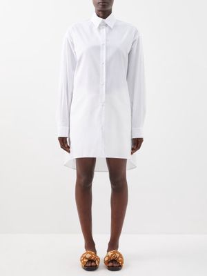 Raey - Strap-back Organic-cotton Shirt - Womens - White