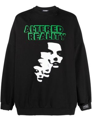 Raf Simons Altered Reality crew neck sweatshirt - Black