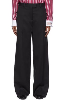 Raf Simons Black Recycled Polyester Trousers