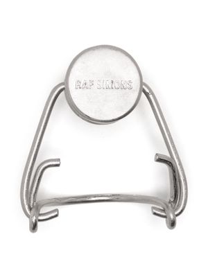 Raf Simons bottle-cap metal pin - Grey