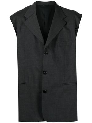 Raf Simons button-up waistcoat - Black