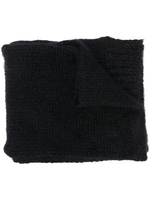Raf Simons chunky-knit scarf - Black