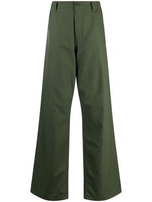 Raf Simons denim Workwear trousers - Green