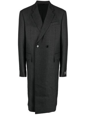 Raf Simons double-breasted wool coat - Black
