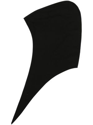 Raf Simons embroidered-logo draped cap - Black