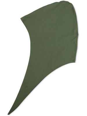 Raf Simons embroidered-logo draped cap - Green