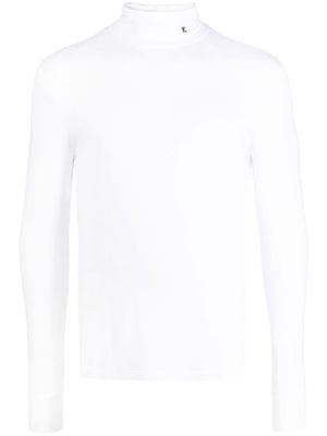 Raf Simons hand-print long-sleeve T-shirt - White