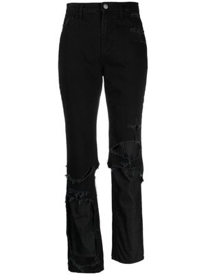 Raf Simons high-waisted denim jeans - Black