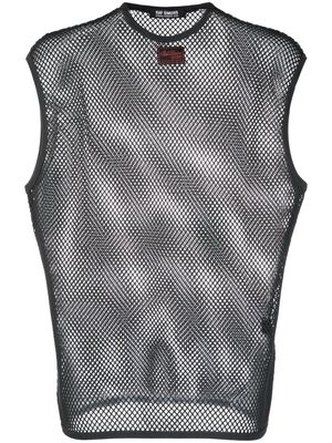 Raf Simons knitted sleeveless top - Grey