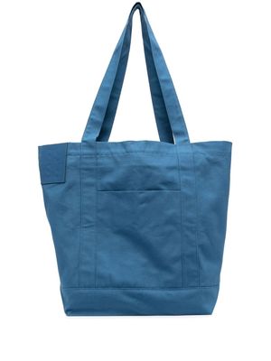 Raf Simons large Ghost printed tote bag - Blue