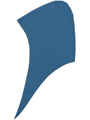 Raf Simons logo-lettering scarf-hat - Blue