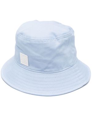 Raf Simons logo patch bucket hat - Blue