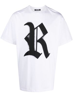 Raf Simons logo-print cotton T-shirt - White