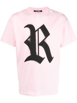 Raf Simons logo print T-shirt - Pink