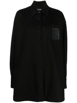 Raf Simons oversize denim shirt - Black