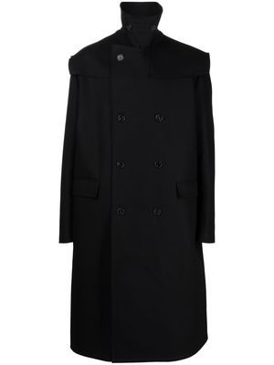 Raf Simons oversize double-breasted coat - Black