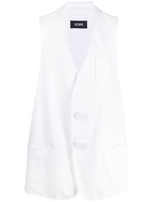 Raf Simons oversize vest-style coat - White