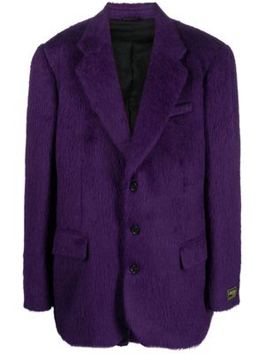 Raf Simons oversized alpaca-blend blazer - Purple