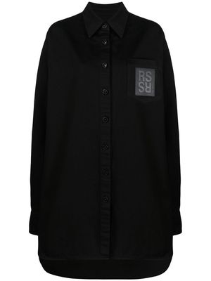 Raf Simons oversized denim shirt - Black