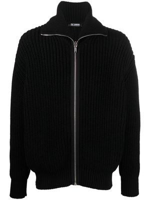 Raf Simons ribbed-knit sweatshirt - Black