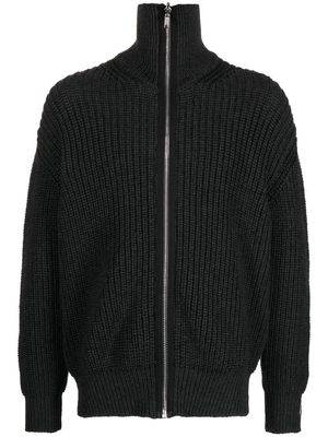 Raf Simons ribbed-knit sweatshirt - Grey