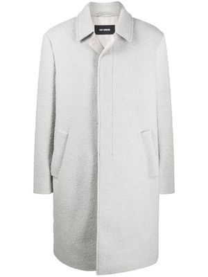 Raf Simons single-breasted mid-length coat - Grey