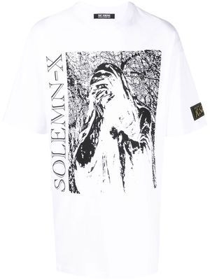 Raf Simons Solemn X oversized graphic-print T-shirt - White
